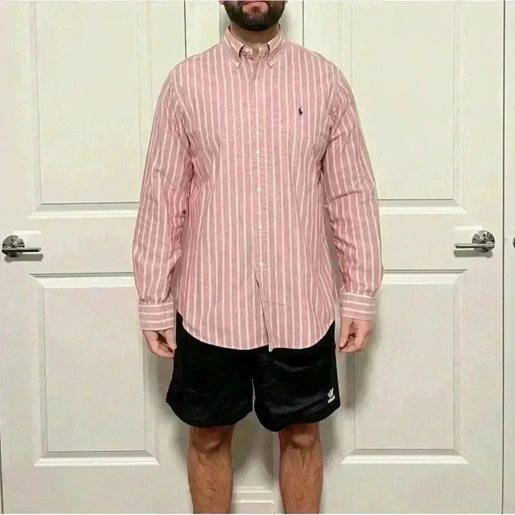 Ralph Lauren Custom Fit Striped Shirt - Picture 1 of 2